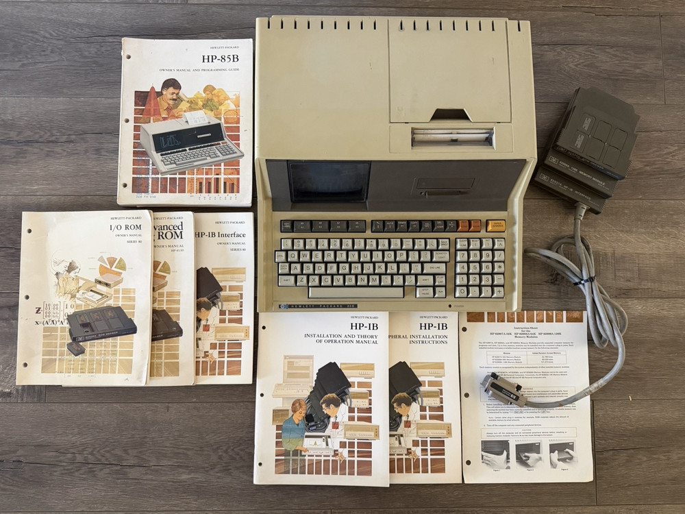 HP Hewlett Packard 85B Computer Bundle