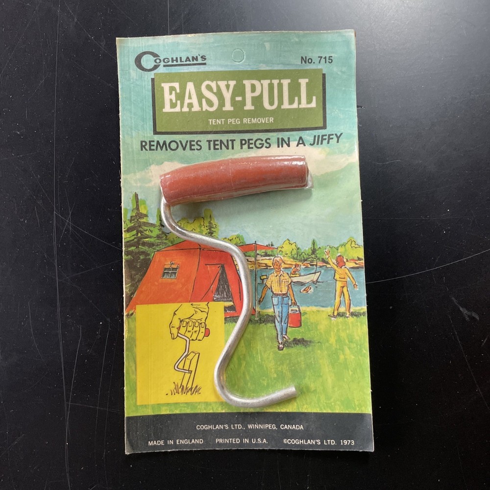 Vintage Coghlan's Easy Pull Tent Peg Remover