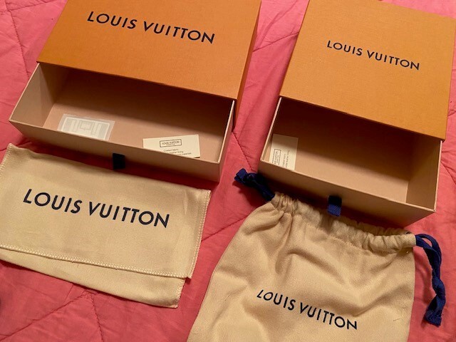 Authentic LOUIS VUITTON LV Gift Box Empty Box "Bundle" (4) boxes