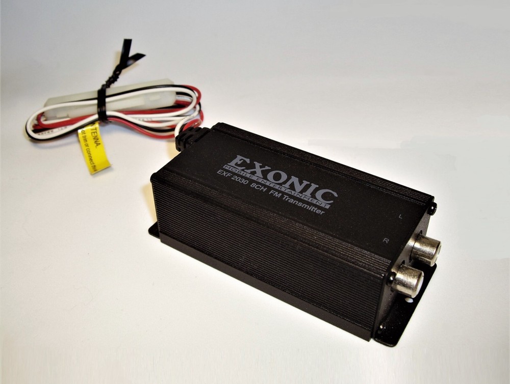 New Unused Exonic Mobile Entertainment EXF 2030 8CH FM Transmitter