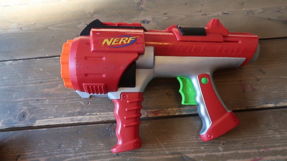 Nerf Dart Tag Red Gun 13" Long