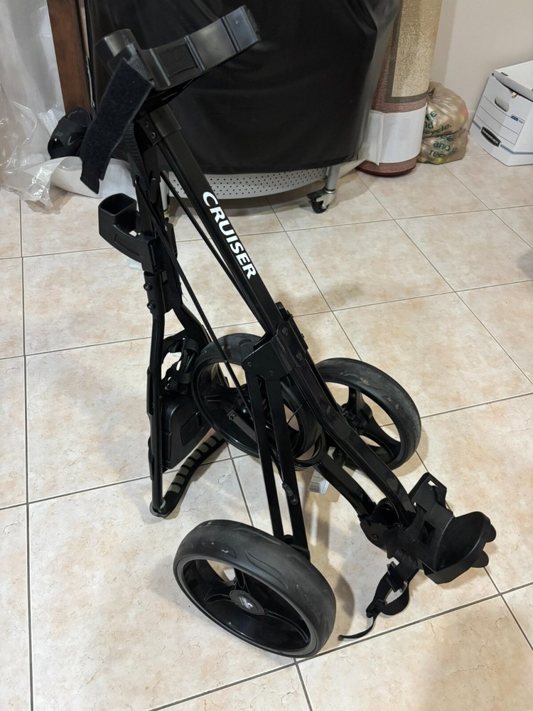 TourTrek Cruiser 3 Wheel Collapsible Golf Push Pull Cart