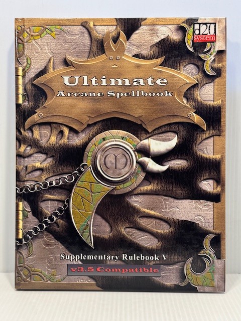 Ultimate Spells Arcane Spell Supplementary Rule Book V RPG D&D D20