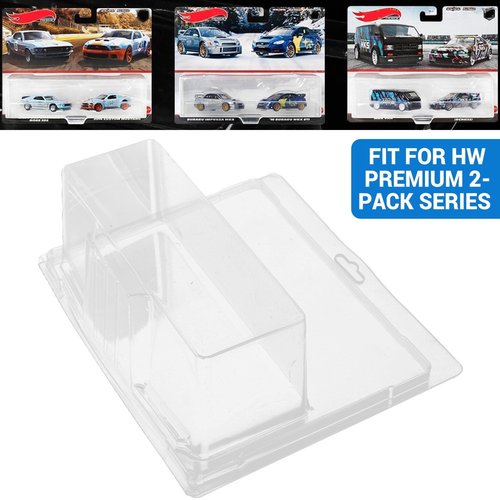 20PCS Plastic Protector Case Storage Display Box for Premium 2-Pack Series
