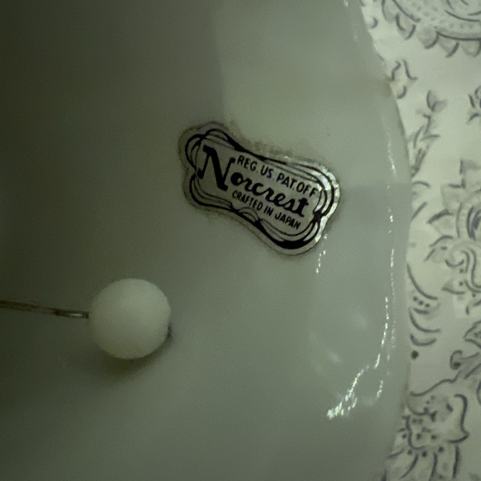 Vintage Norcrest Smokey The Bear Ceramic Bell Japan Prevent Forest Fires 70’s