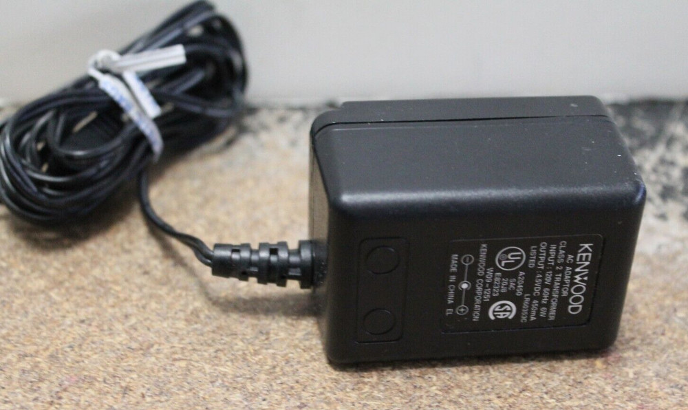 KENWOOD AC class 2 transformer A20450, 4v5VDC, 450mA
