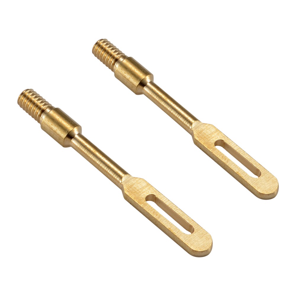 2 Pcs/Lots .22 Cal Solid Brass Slotted Tips Gun Clean Patch Puller Patch Holder