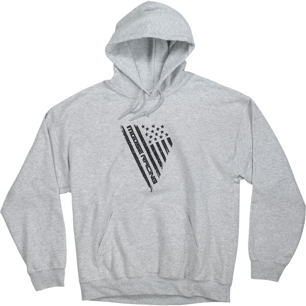Moose Racing Salute Hoodie - Ash | Medium