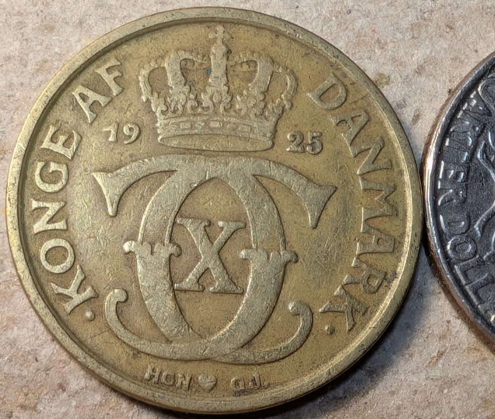 Denmark 1 krone 1925