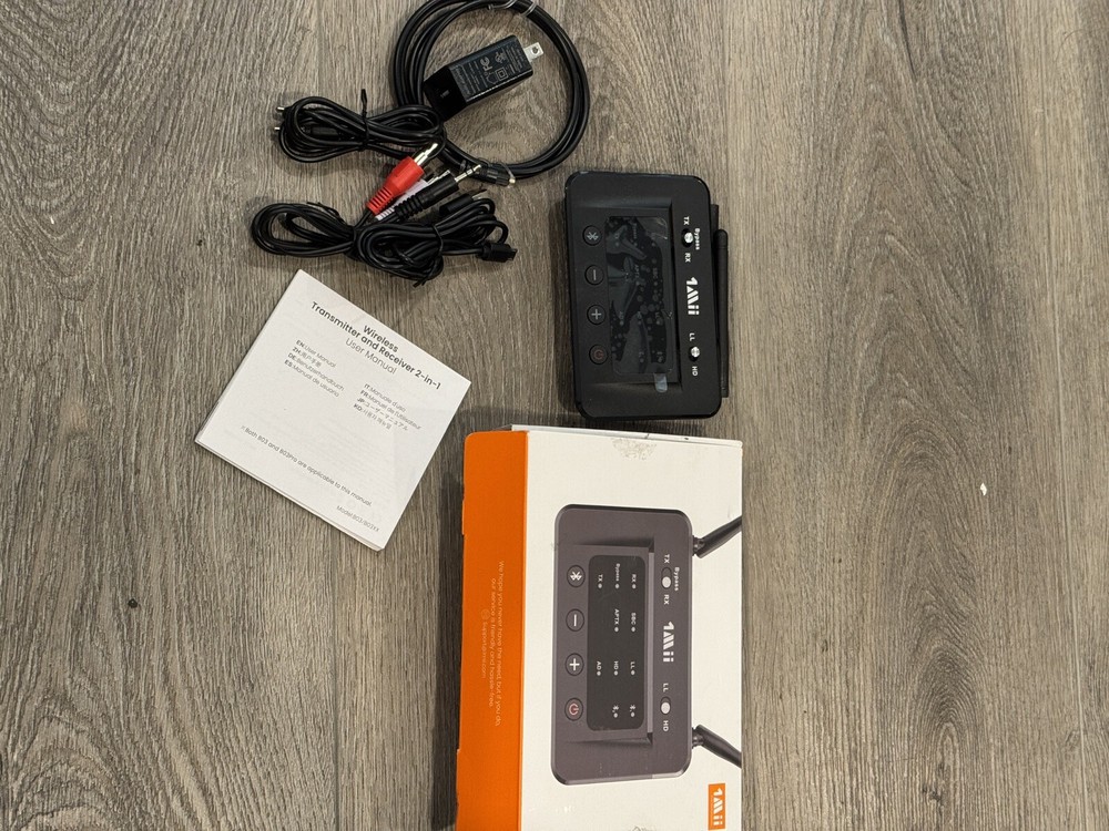 1Mii B03 Bluetooth v5.0 Adapter - Black Open Box Read*