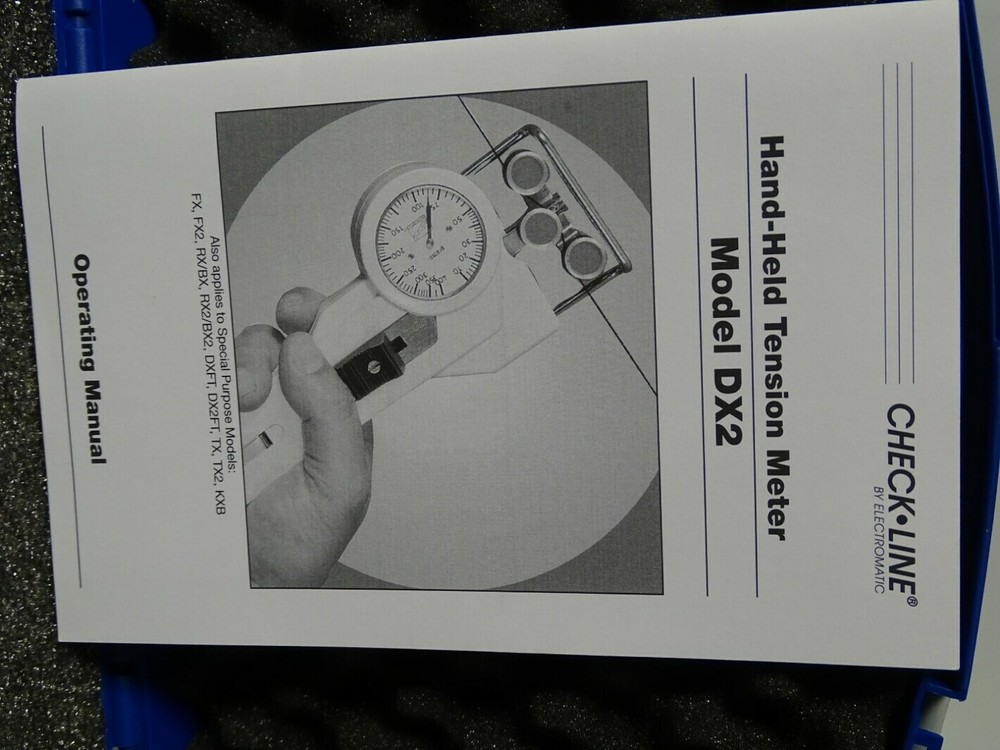 Check-Line Hand-Held Tension Meter , Model DX2
