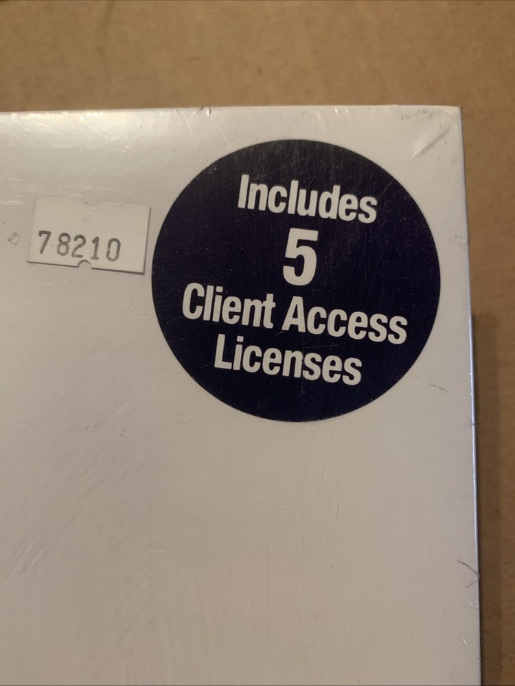 Microsoft Windows 2000 Server -5 Client License Pak Only