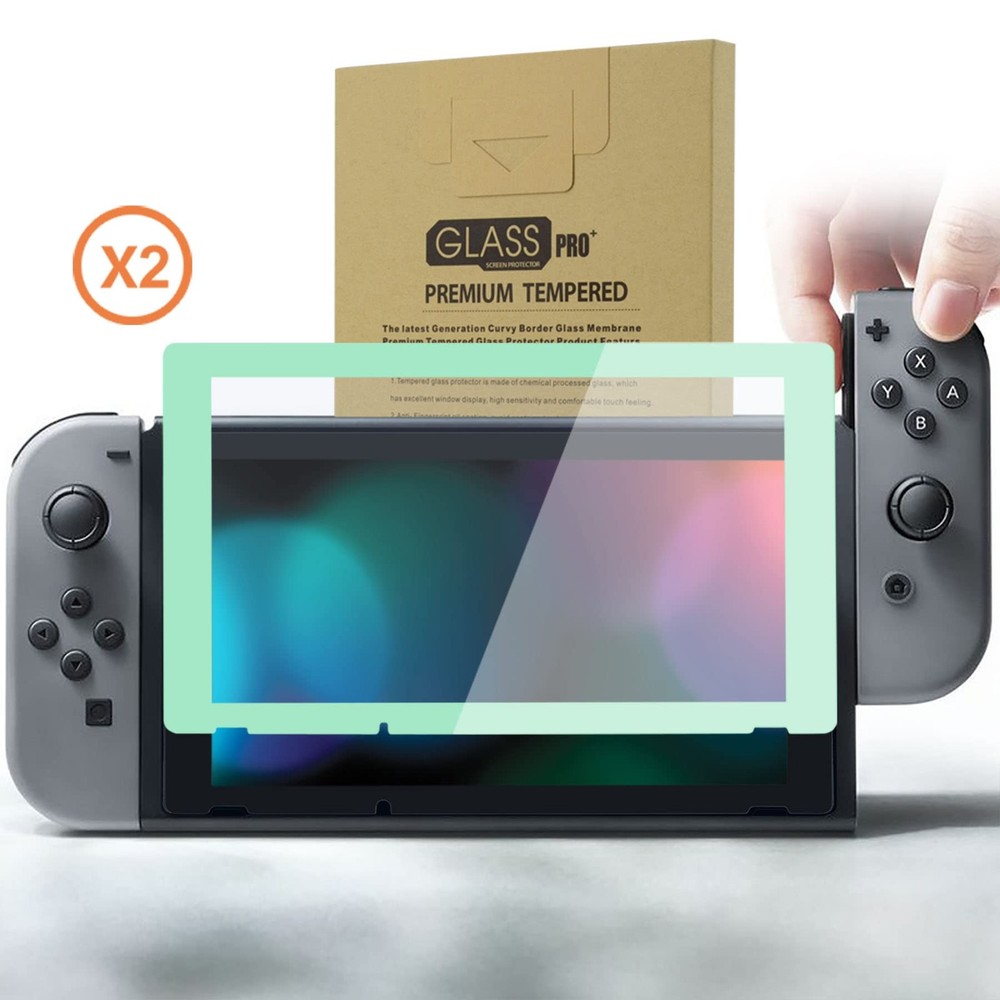 switch protective film misty green