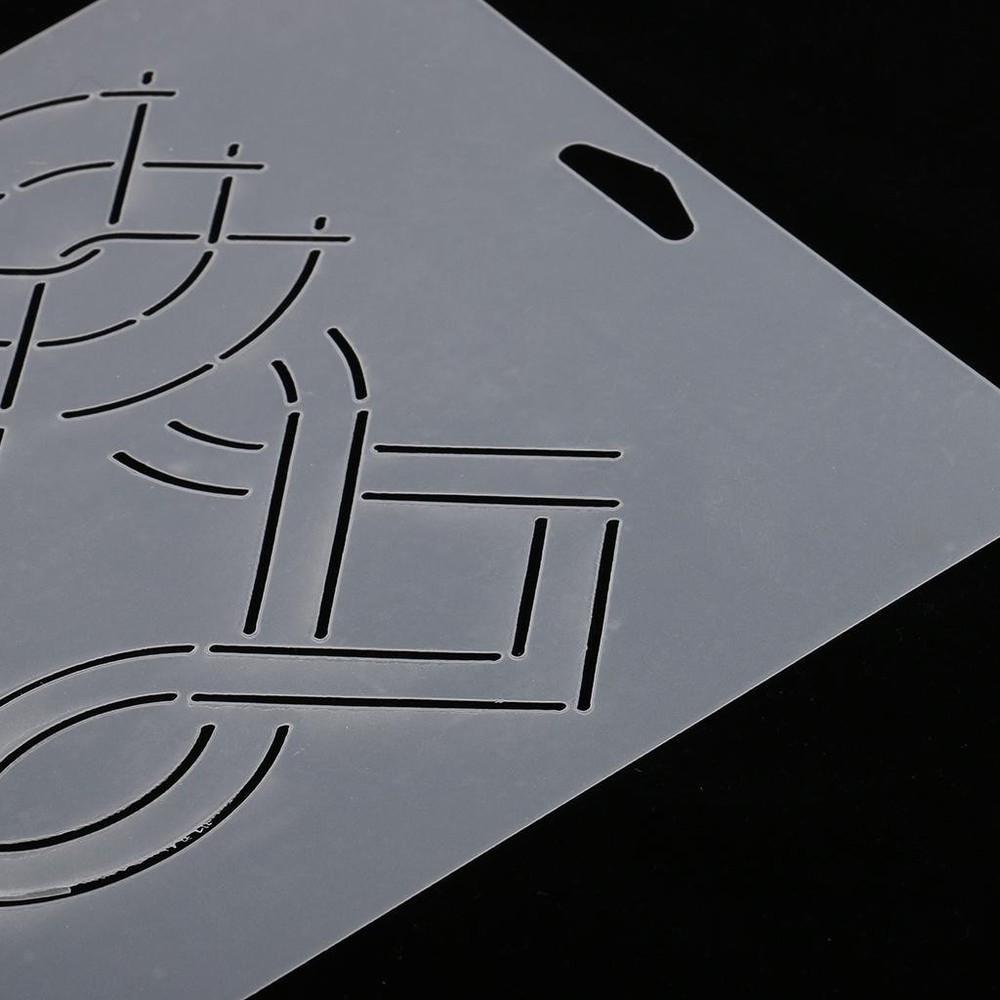 Plastic Drawing Template Stencil For Quilting Embroidery