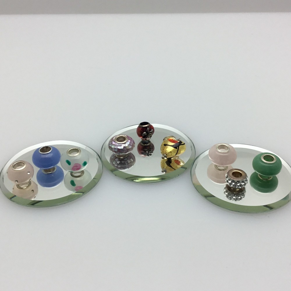Sterling Silver Colorful Kera Beads