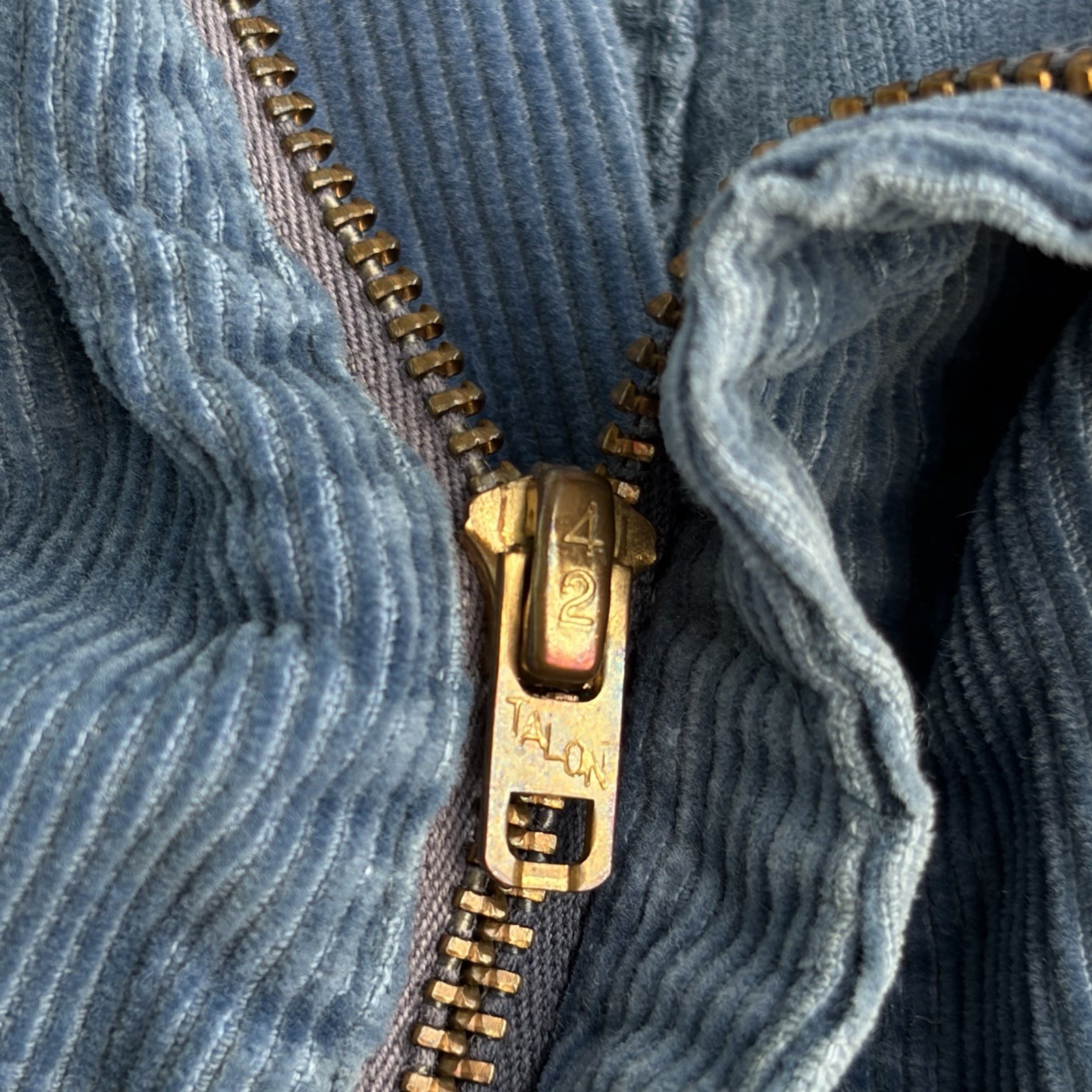 Vtg Levi’s Pants Mens 32x30 Blue Corduroy Bell Flare Buckle Back 70s Talon Zip