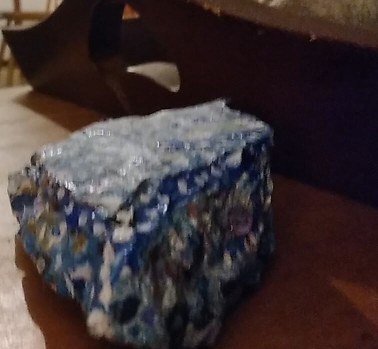HAND PAINTED Reticulated Python Shelf ROCK