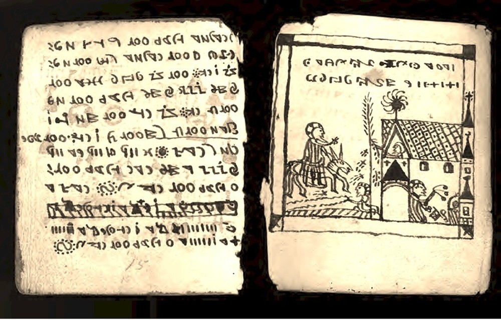 Rohonci Codex - Illustrated Mysterious Manuscript Cryptography Unsolved Code USB
