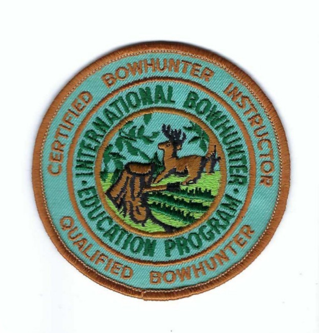 International Bowhunter Education Program Certified Instructor Patch 3-3/4 inch