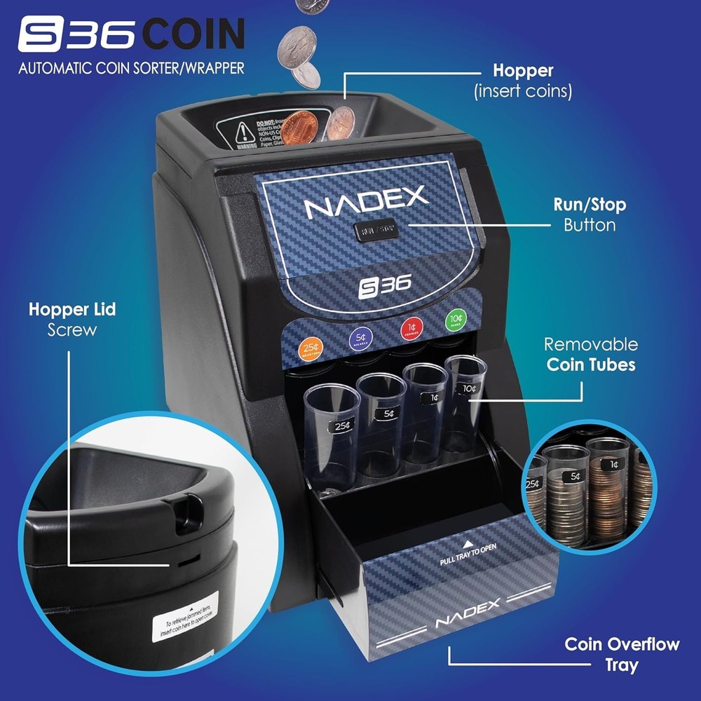 36S Automatic Coin Sorter