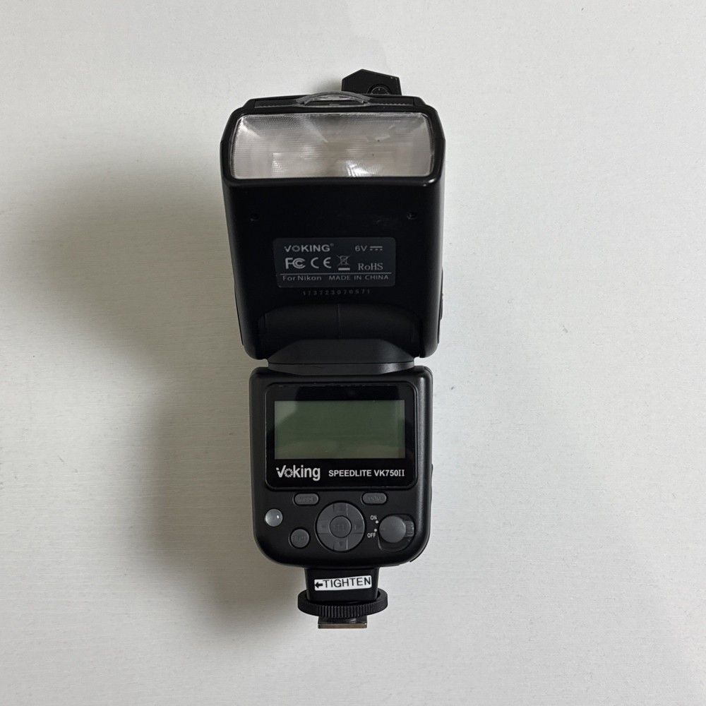 VK750II TTL Camera Speedlite Flash Compatible with Nikon Working