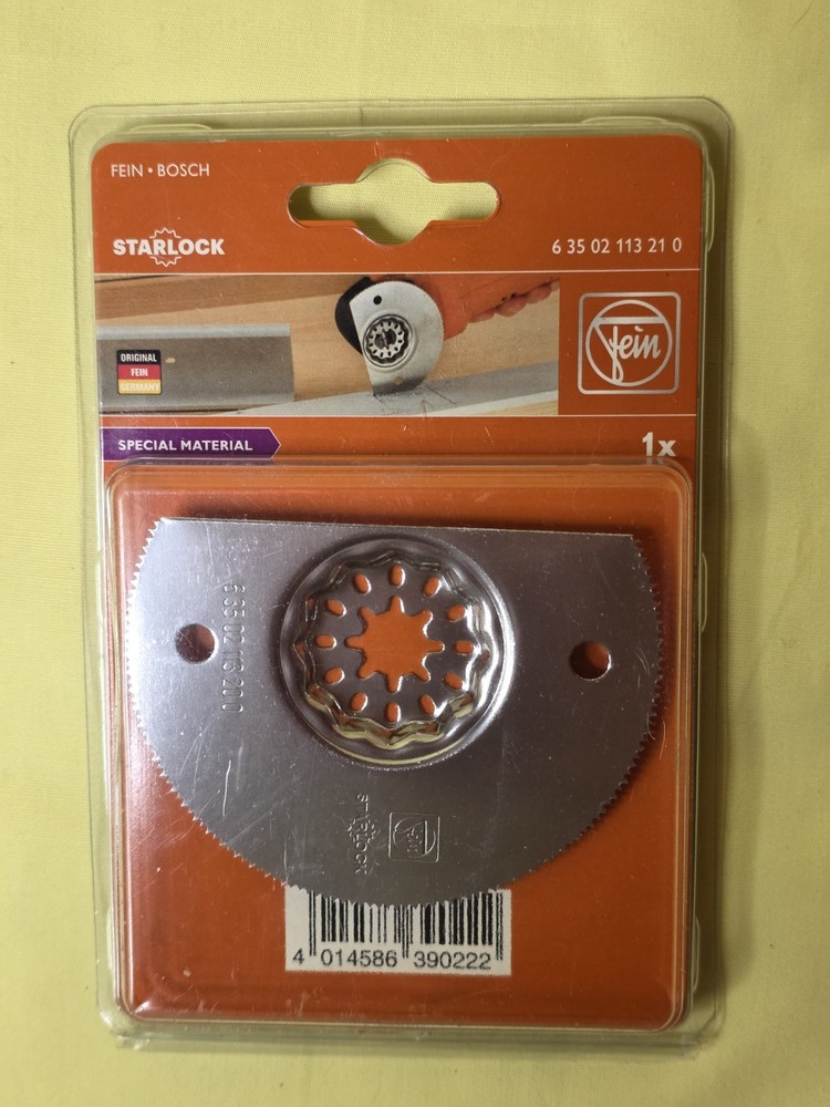 FEIN 63502113210 ~ Oscillating Tool Blade ~ Semi-Circular