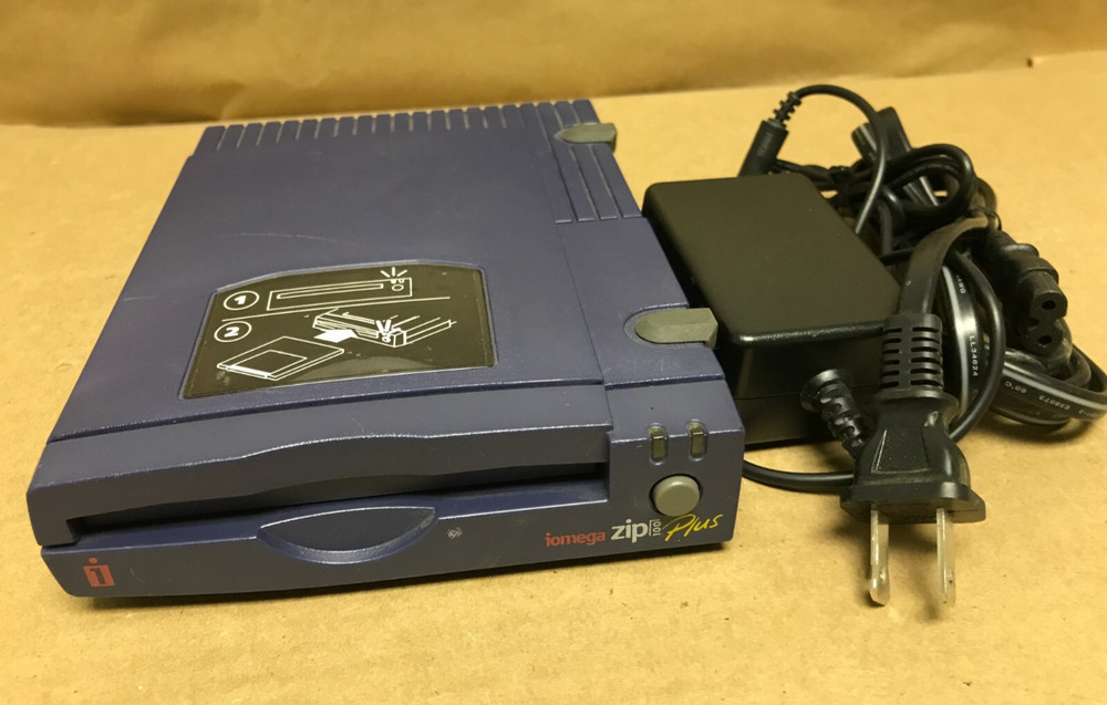 Iomega ZIP 100 Plus External Parallel Port Drive Z100PLUS