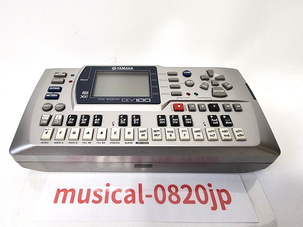 YAMAHA QY100 Sampler Sequencer Sound Module Rhythm Machine