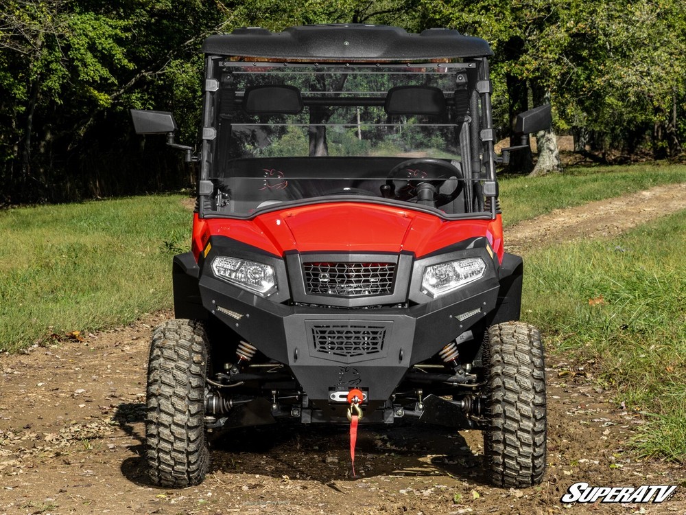 SuperATV Scratch-Resistant Full Windshield for Hisun Sector/2015+