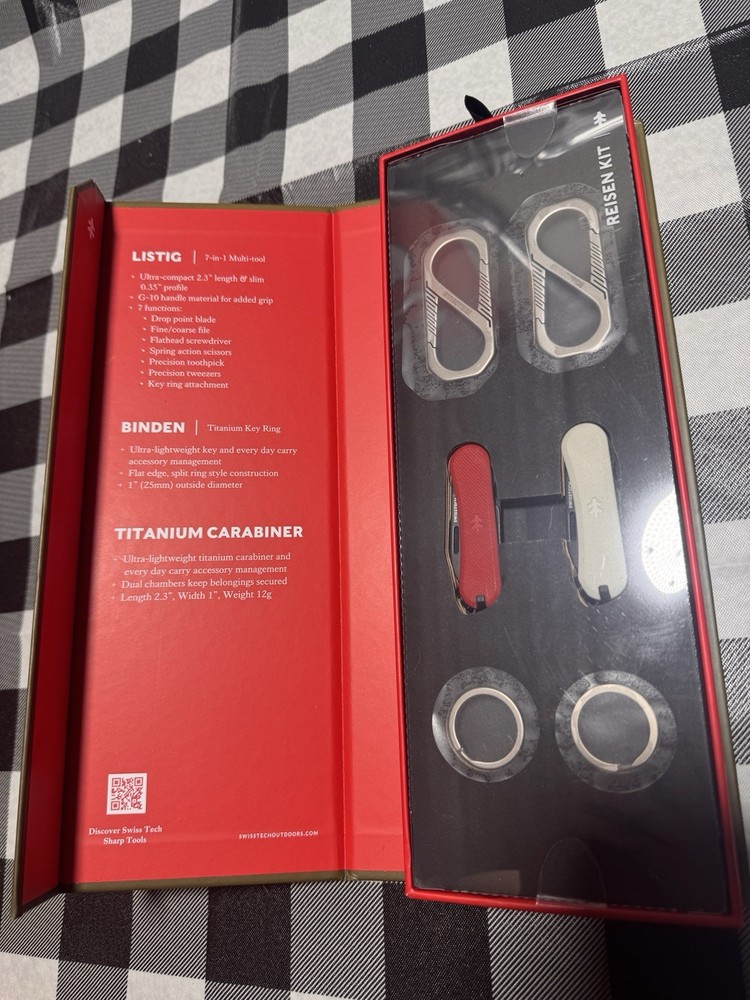 Swisstech Reisen Kit - 2 Pack Titanium EDC Key Kits