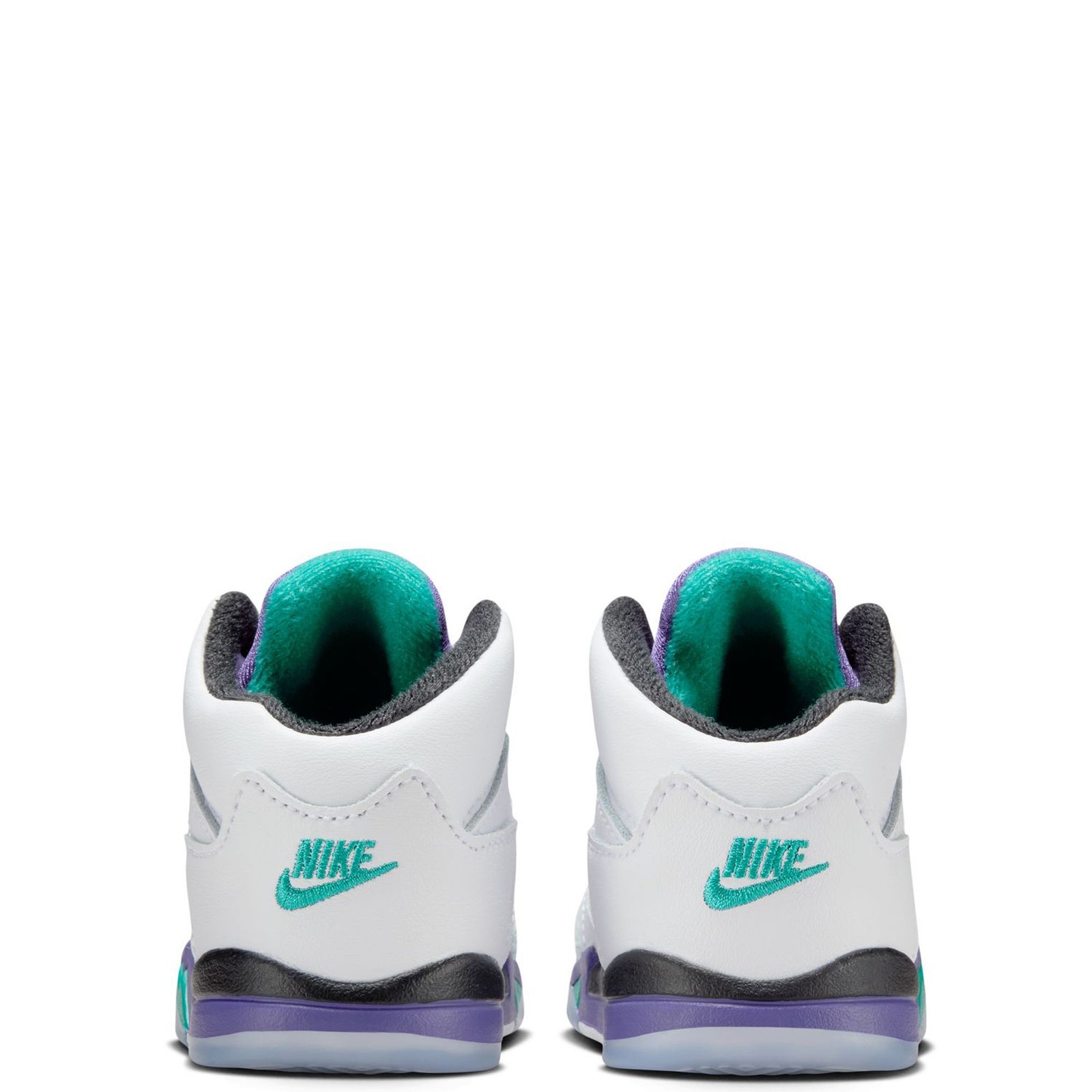 Toddler's Jordan 5 Retro OG White/New Emerald-Grape Ice (HQ7981 100)
