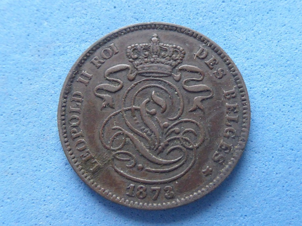 986) Belgium 2 Centimes 1873 £2.00