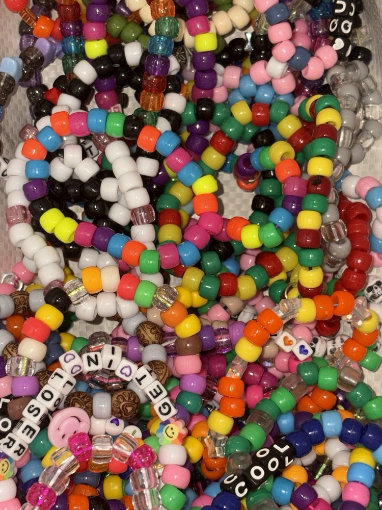 Random Mystery Kandi Bracelet Bulk Lot 10