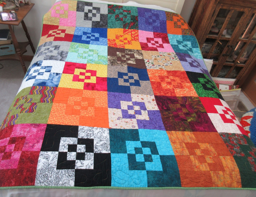2 TWO HEADED ARROW Quilt 57 x 69" COMPLETE 2014