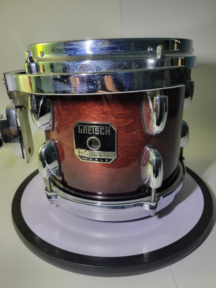 GRETSCH RENOWN MAPLE 8"X7" TOM in CHERRY BURST READ DESCRIPTION