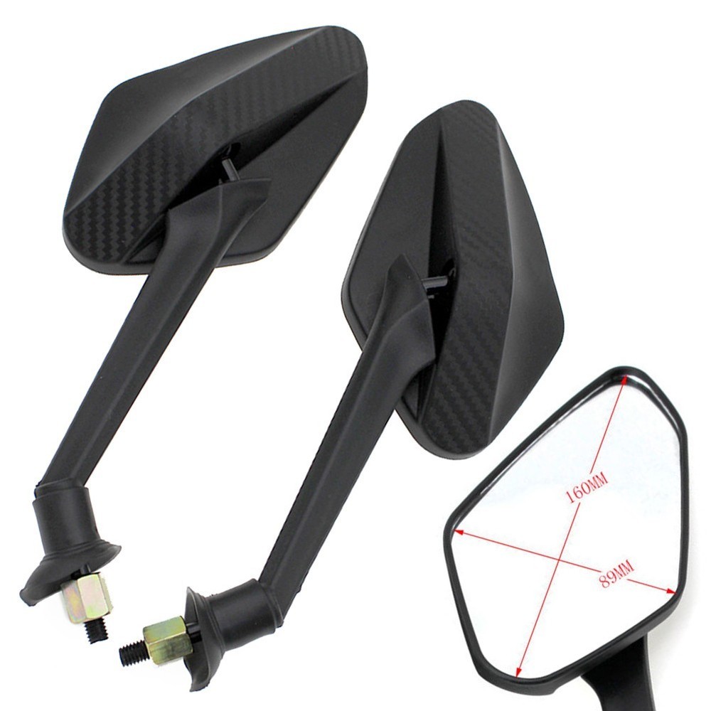 Scooter Compatible Backup Mirrors Offering Great Visibility While Riding