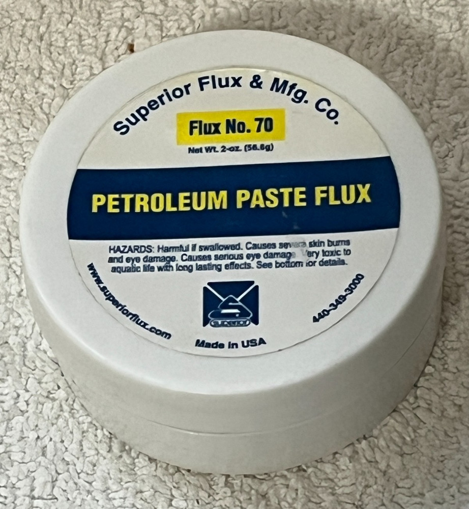 #70 Petroleum Paste Flux 2 Oz Tins