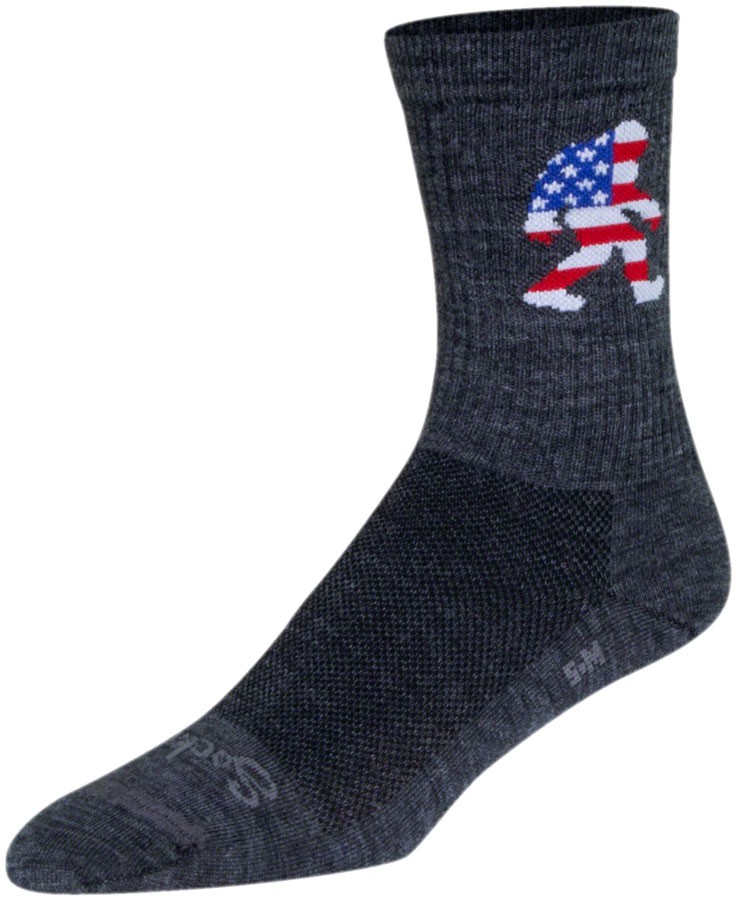SockGuy Big Foot Wool Socks - 6", Small/Medium