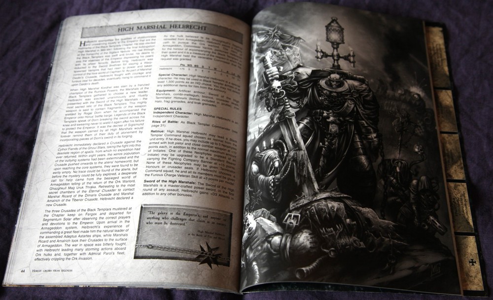 Warhammer 40k, Black Templars Codex, 4th Edition, 2005, Games Workshop
