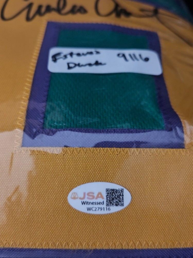 Emilio Estevez signed Mighty Ducks Jersey JSA Authenticated