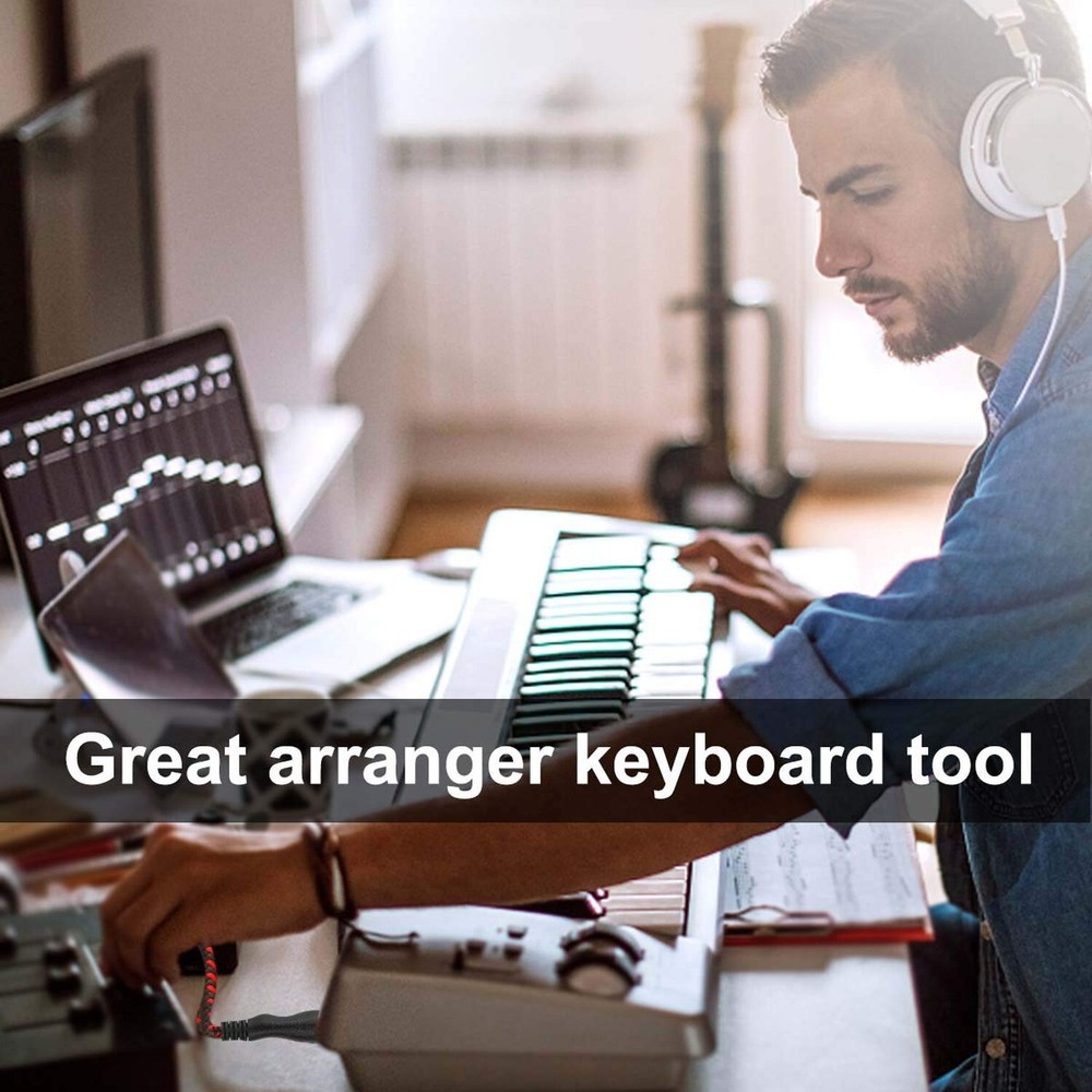 MIDI Cable, MIDI to USB Interface Cable 4.5FT,MIDI Interface in-Out to USB Co...