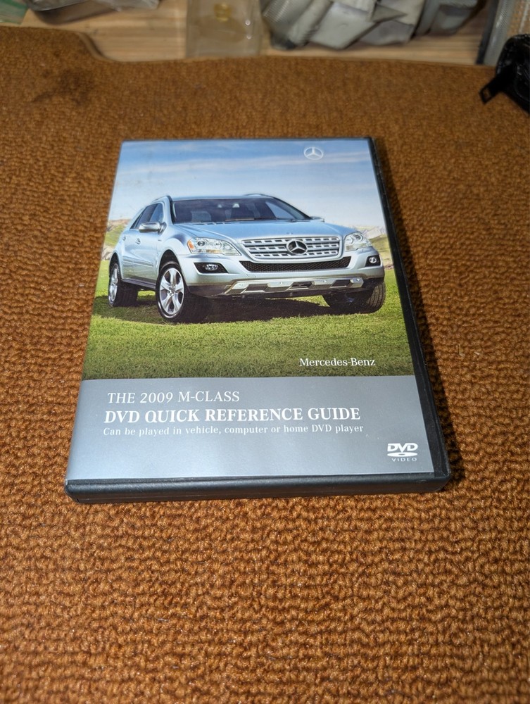 2009 MERCEDES BENZ M-Class M Class Quick Reference Guide DVD CD USED OEM ML350