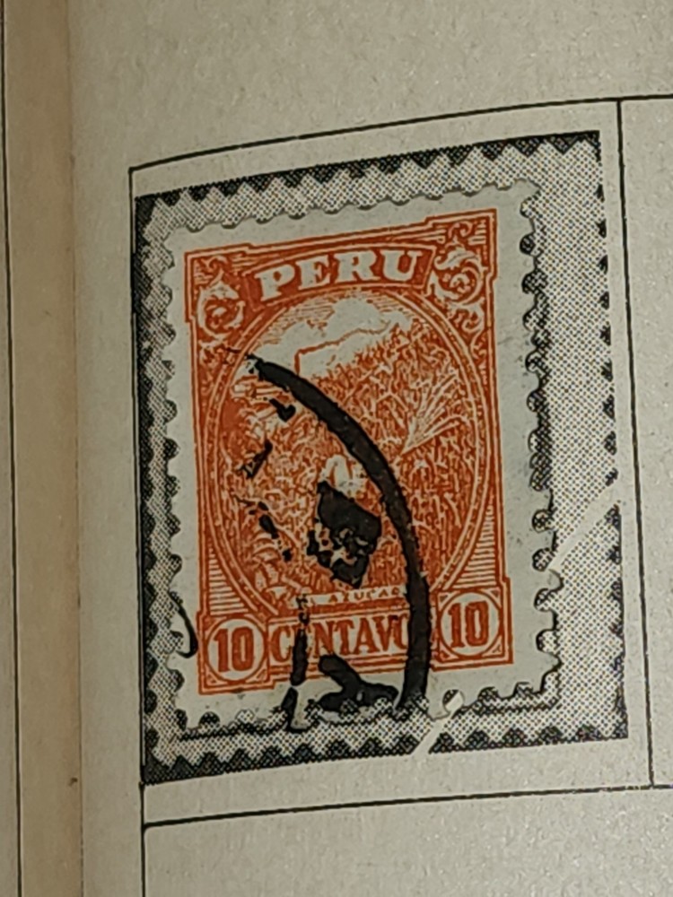 Foreign Peru 10c Stamp Used - #H492