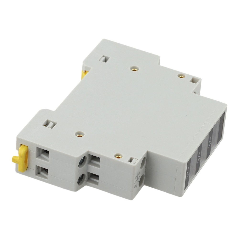 Three Phase Digital Voltmeter BV3R AC 80500V Red Display DIN Rail Meter