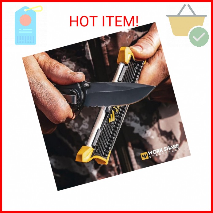 Work Sharp Portable Pocket and Hunting Knife Sharpener, WSGPS-W