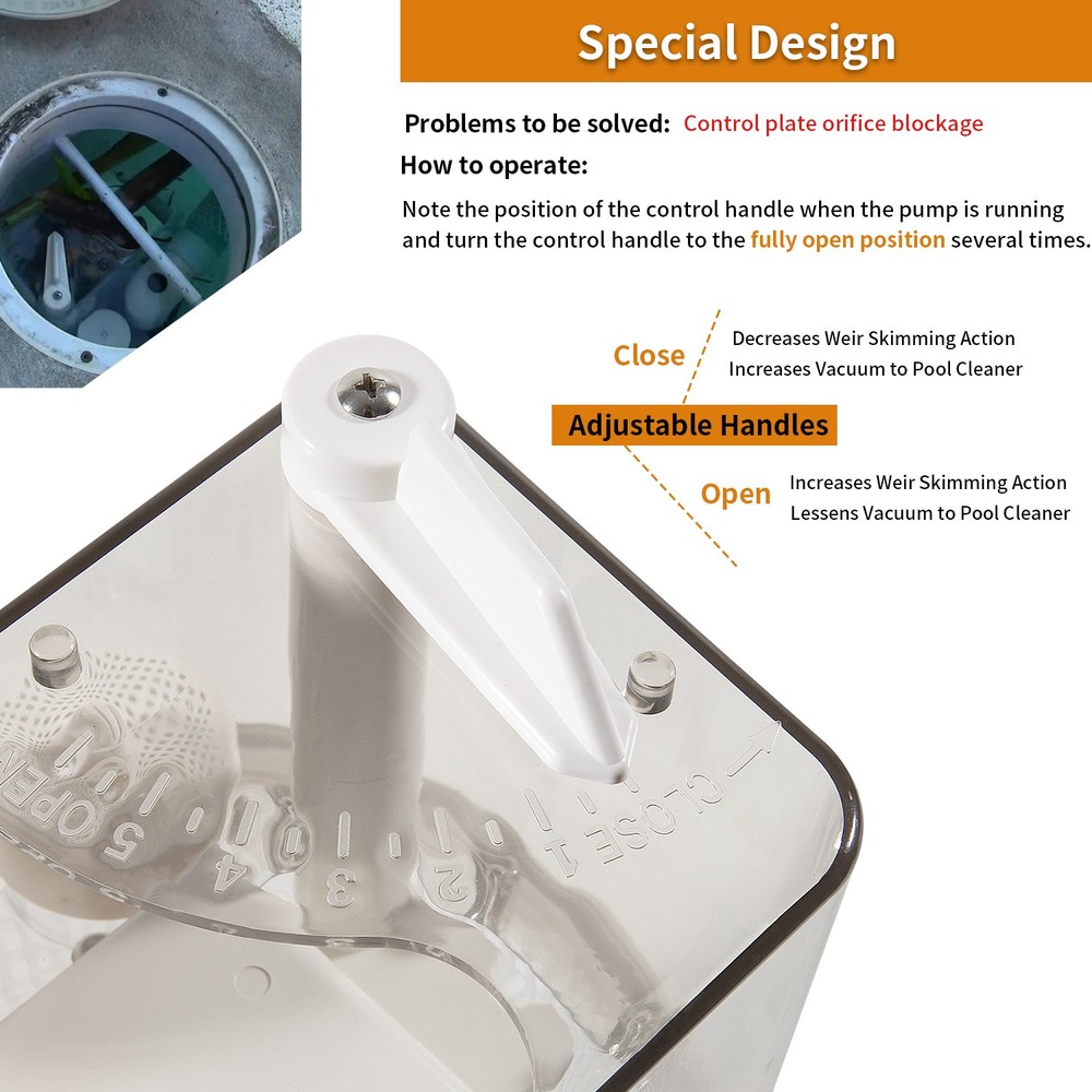 R211100 Vac-Mate Pool Cleaner Dispenser Box/Multi-Function Vacuum Skimmer Attach