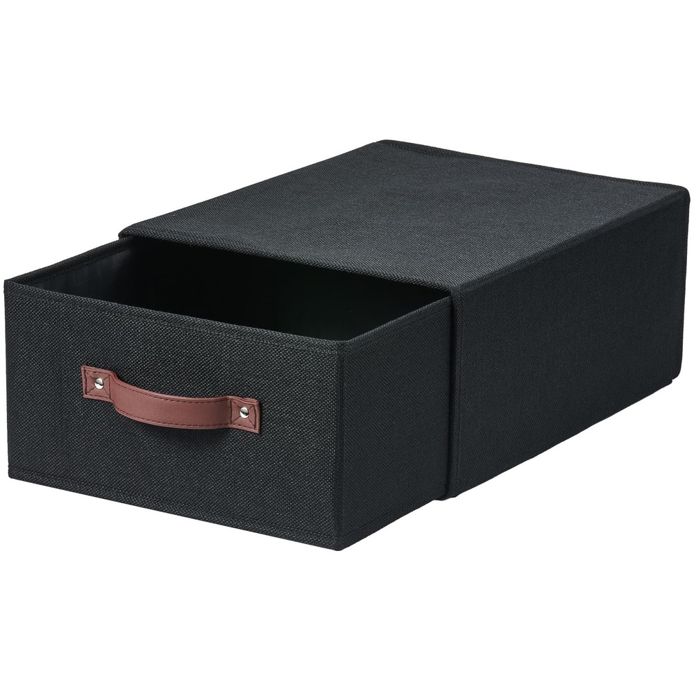 Closet Drawer Organizer Stackable Fabric Storage Boxes Bins Baskets with Lid ...