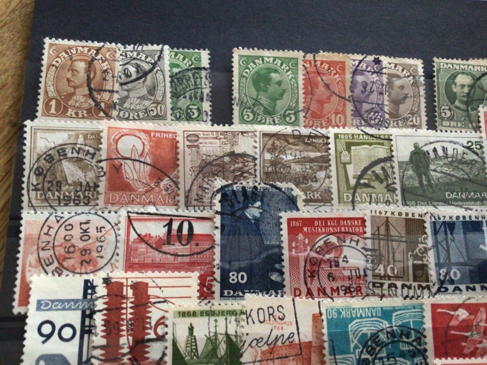 Denmark mounted mint or used stamps A12359