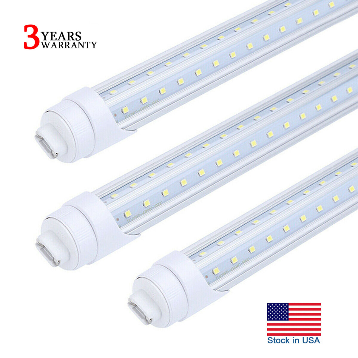 T8 8FT R17D HO Led Tube Light Bulbs 8 Foot 45W 65W 90W 8' Led Shop Light 6000K