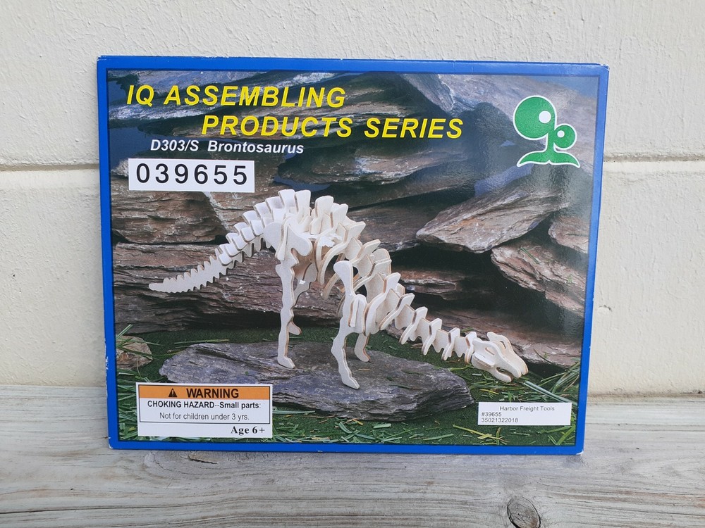 Dinosaur Brontosaurus IQ Assembling Products 3D Puzzle